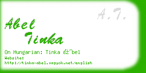 abel tinka business card